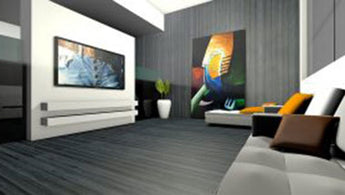 Tips for decorating with dark paint