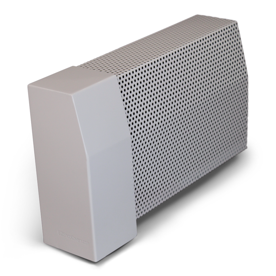 Standard White Left Closed Endcap