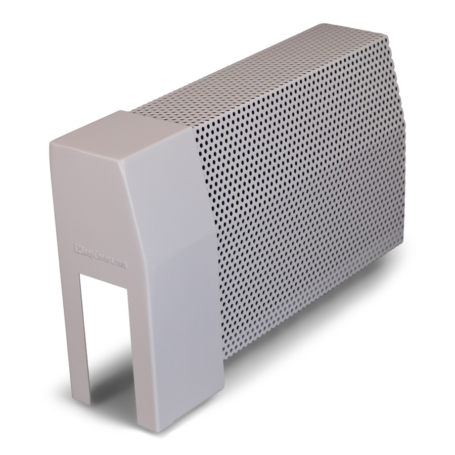 Standard White Left Open Endcap