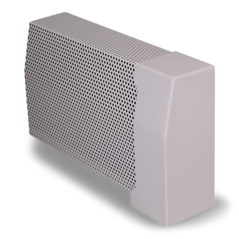 7½" White Italian Pillar Right Closed Endcap