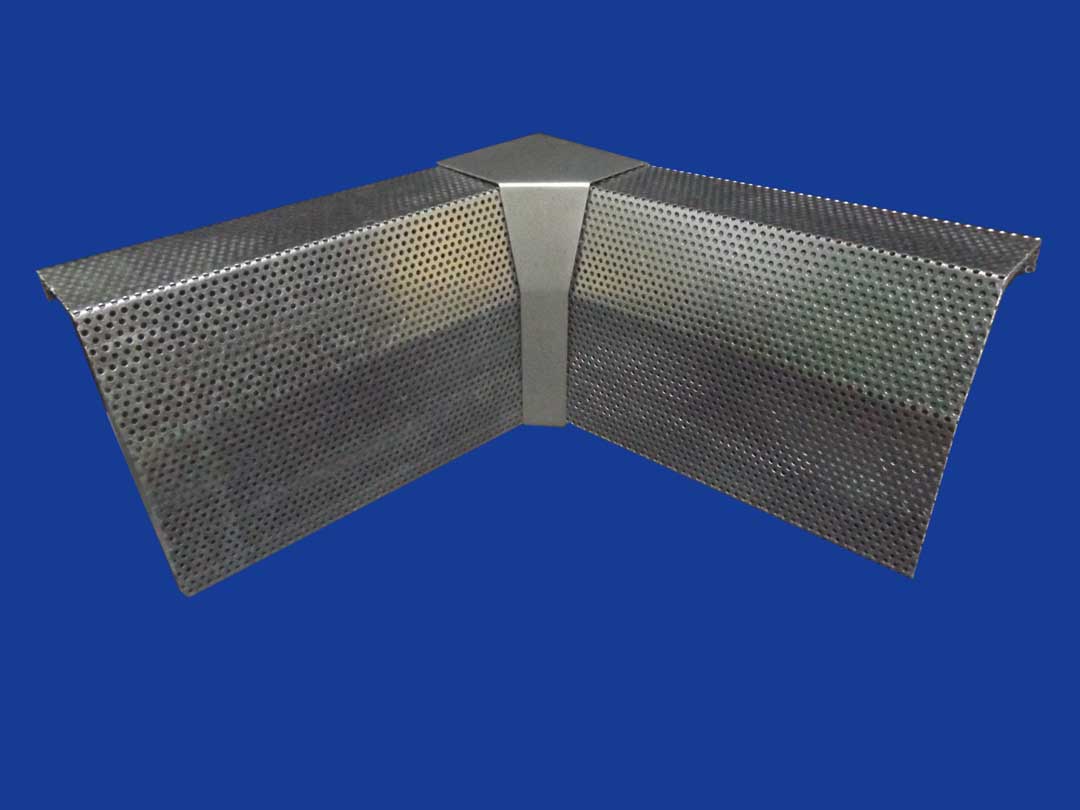 EZ Snap Baseboard Heater Cover Standard Galvanized 90 Degree Inside Corner