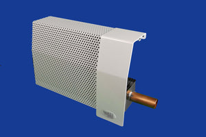 EZ Snap Baseboard Heater Cover Standard White Flush Endcap