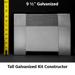 Tall (9 1/2" Height) Galvanized Kit Constructor